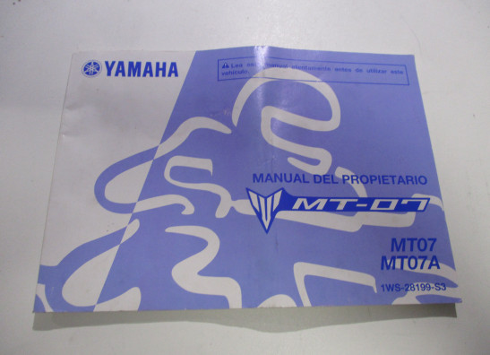 Instructieboekje Yamaha MT 07