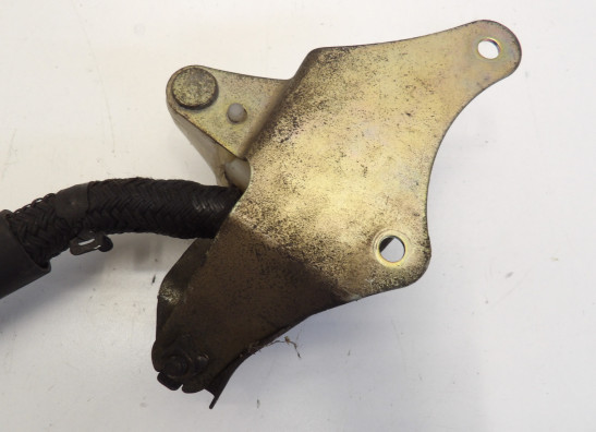 Rempomp achter Honda TRANSALP