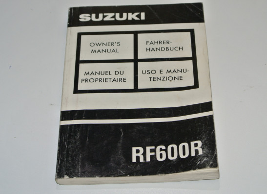 Instructieboekje Suzuki RF 600