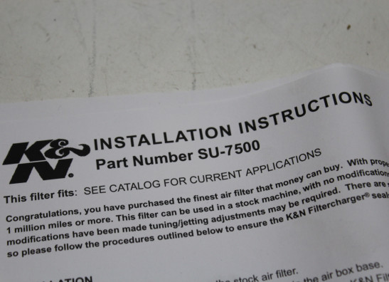 Air cleaner Suzuki GSX R 1000