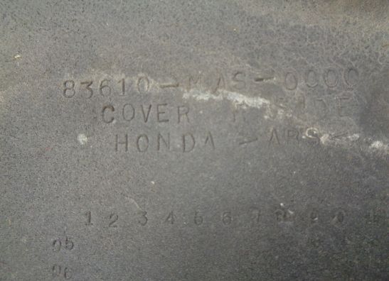 Rechter achterkant Honda CBR 900 RR