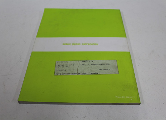Werkplaatshandboek Suzuki GZ 250 Marauder