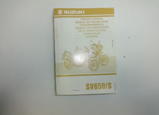 Instructieboekje Suzuki SV 650