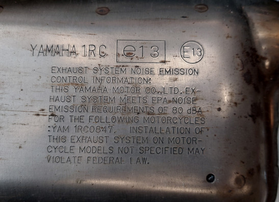 Auspuff Yamaha MT 09