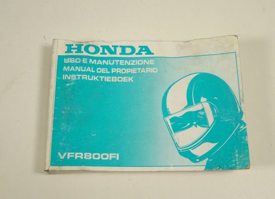 Instructieboekje Honda VFR 800 I