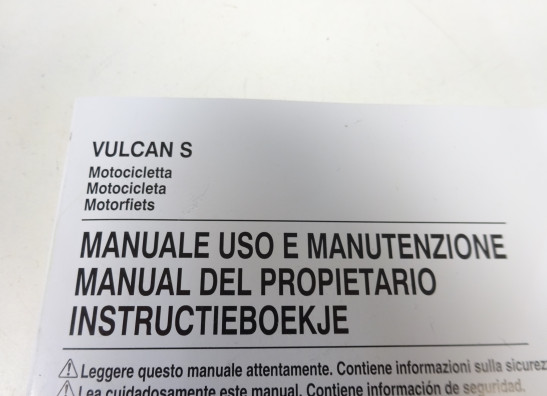 Instructieboekje Kawasaki 650 Vulcan S