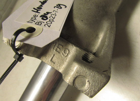 Standrohr Gabelholm links komplett Honda VT 700 750