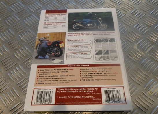 Werkplaatshandboek Kawasaki ZEPHYR 750