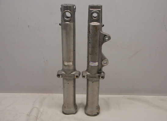 Fork pipe outside Harley Davidson Dyna