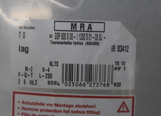 Wind screen Suzuki GSF 1200 Bandit