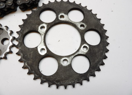 Ketting en tandwielset Kawasaki Z 550 GT