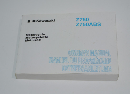 Instructieboekje Kawasaki Z 750