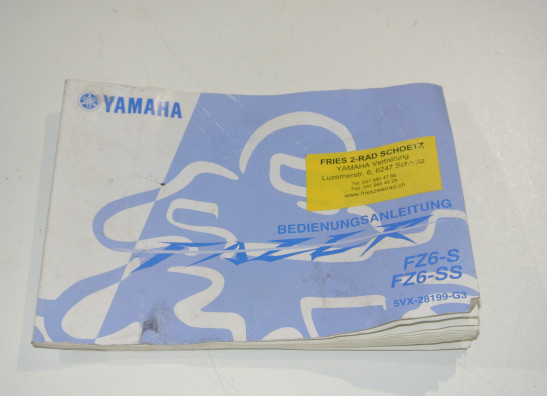 Instructieboekje Yamaha FZ6