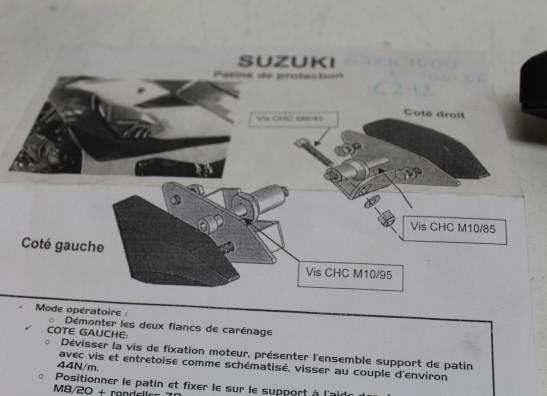 Crash Pads Suzuki GSX R 1000