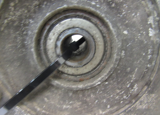 Rear wheel complete Suzuki GS 500 E