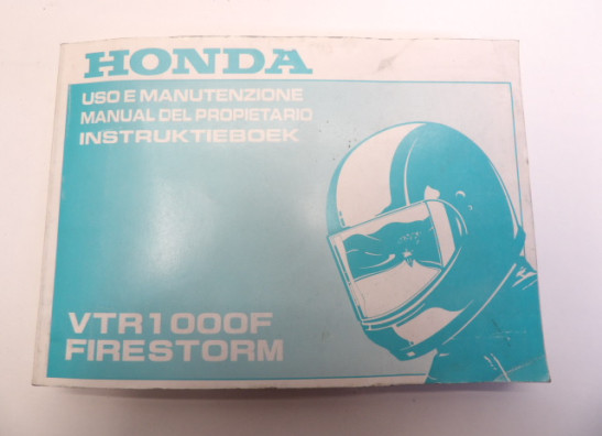 Instructieboekje Honda VTR 1000 F