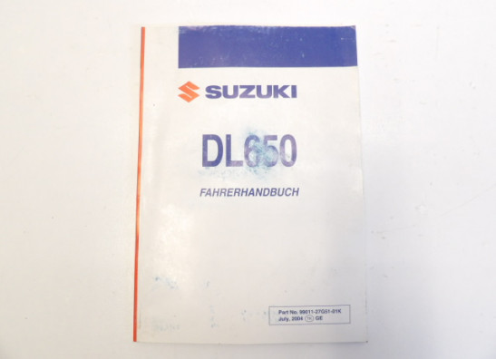 Instructieboekje Suzuki DL 650 V STROM