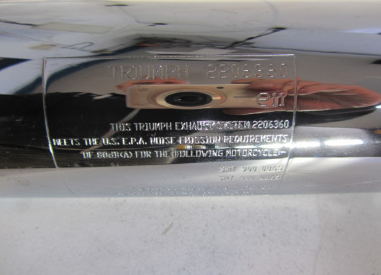 Uitlaat Triumph Bonneville T 100 