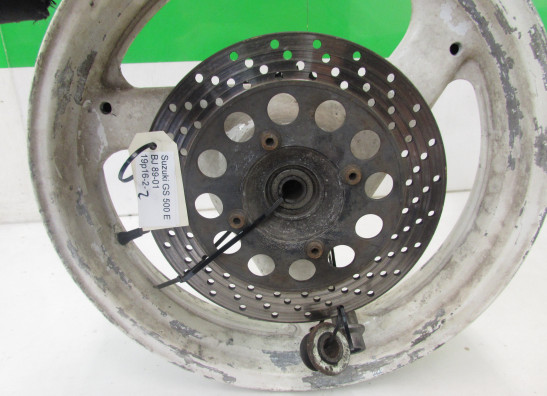 Rear wheel complete Suzuki GS 500 E