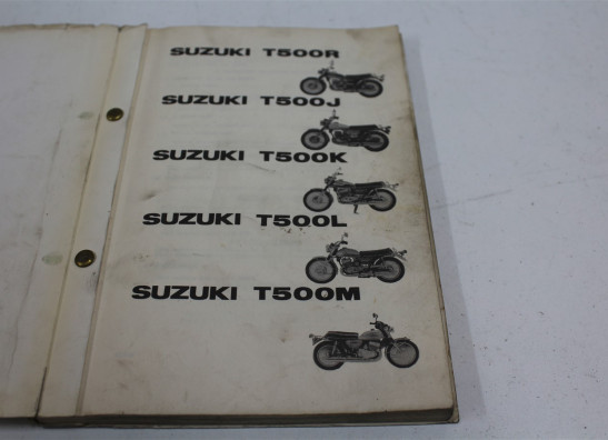 Parts book Suzuki T 500