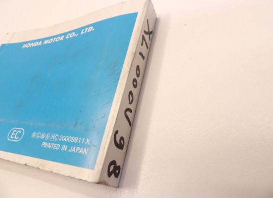 Instructieboekje Honda XL 1000 V Varadero