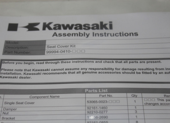 Buddy cover Kawasaki Z 800