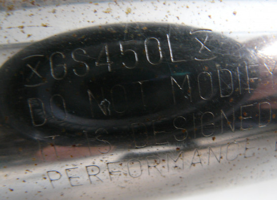 Uitlaat Suzuki GS 450