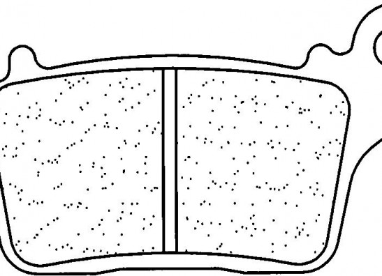 Remblokken achter Honda CBR Fireblade