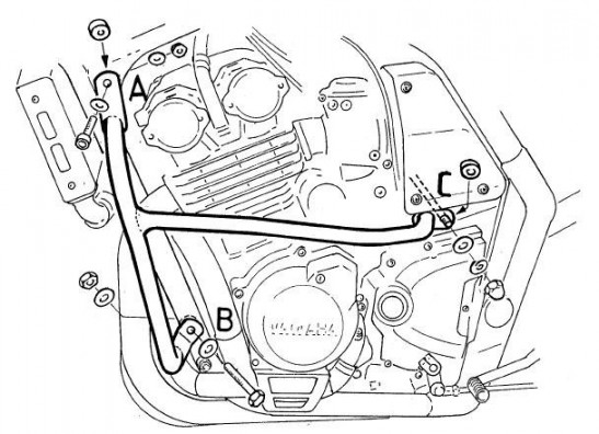Engine Guard Yamaha FAZER 600