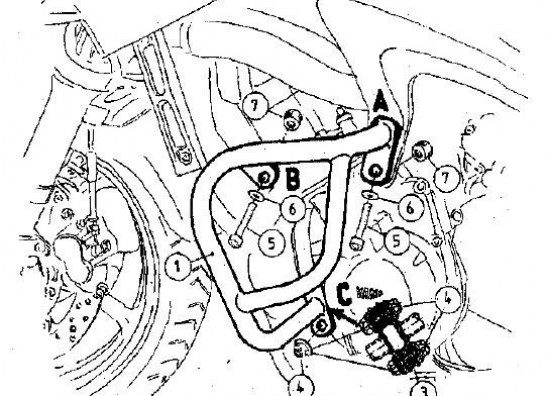Valbeugel Yamaha FZ6