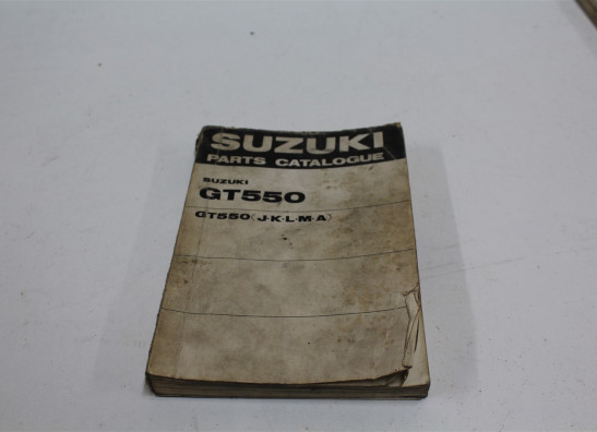 Onderdelenboek Suzuki GT 550