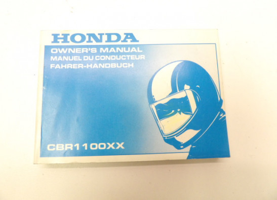 Fahrerhandbuch Honda CBR 1100 XX