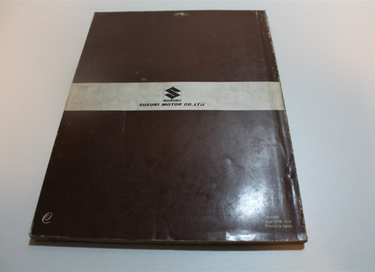 Instruction manual Suzuki SP 370