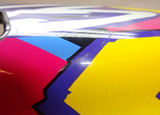 Rechter achterkant Suzuki GSX R 750