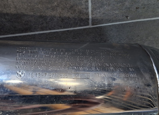 Uitlaat BMW R 1150 RT   R 850 RT