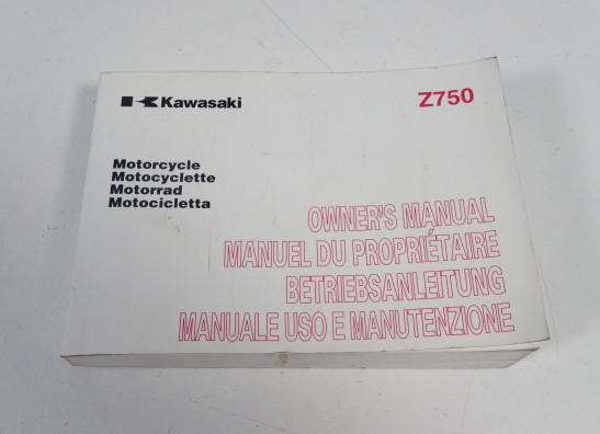Fahrerhandbuch Kawasaki Z 750