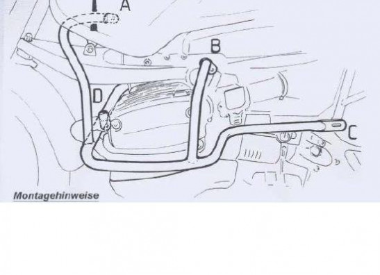 Motorschutzbugel Sturzbugel BMW R 1150 GS