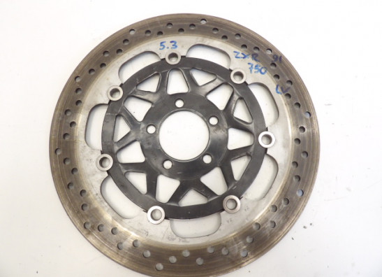 Remschijf voor links Kawasaki ZXR 750