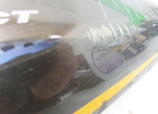 Linker achterkant Suzuki GSX R 750