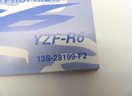 Fahrerhandbuch Yamaha YZF R6