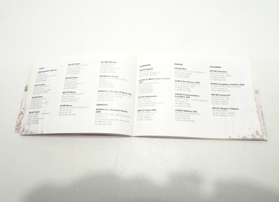 Fahrerhandbuch Ducati 750 SS Supersport