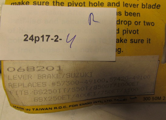 Remhandle Suzuki GS 850