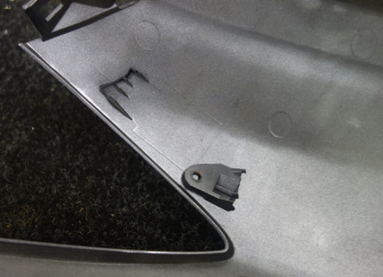 Rechter achterkant Suzuki Burgman 400