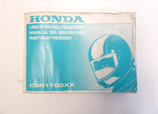 Instructieboekje Honda CBR 1100 XX
