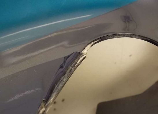 Cowl left rear Kawasaki ZZR 1100