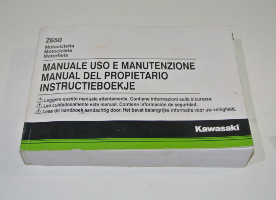 Fahrerhandbuch Kawasaki Z 650