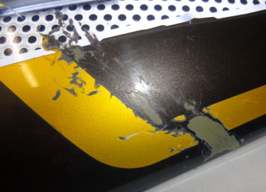 Linker achterkant Suzuki GSX R 600