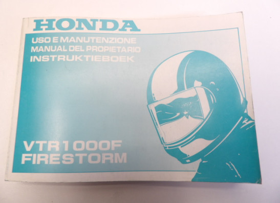 Instructieboekje Honda VTR 1000 F