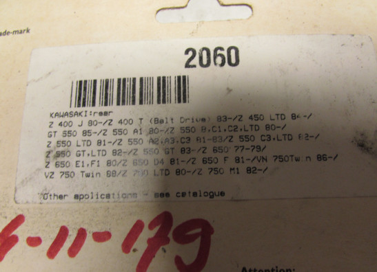 Braking pads rear Kawasaki Z 400