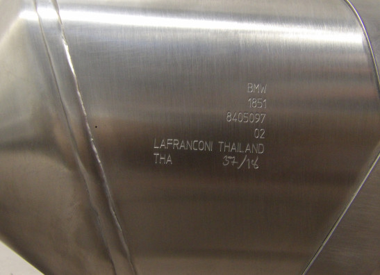 Uitlaat BMW F 850 GS